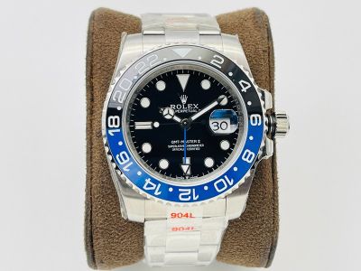 VRS Factory Replica Rolex GMT  904L Steel Cal.3186 Movement 40MM Watch